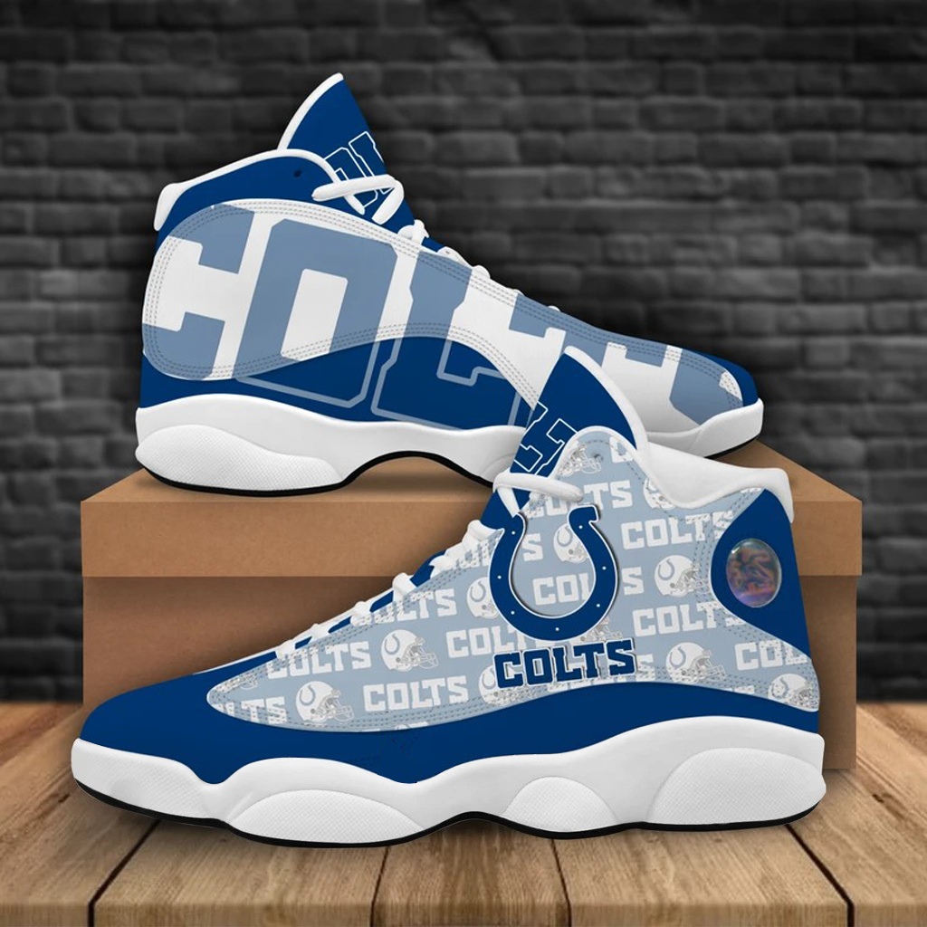 Men's Indianapolis Colts Limited Edition JD13 Sneakers 001